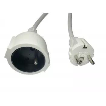 Stromverlängerungskabel MicroConnect MC-PE0300FRW, 3 m Länge, 16 A Nennstrom