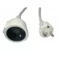 Stromverlängerungskabel MicroConnect MC-PE0300FRW, 3 m Länge, 16 A Nennstrom