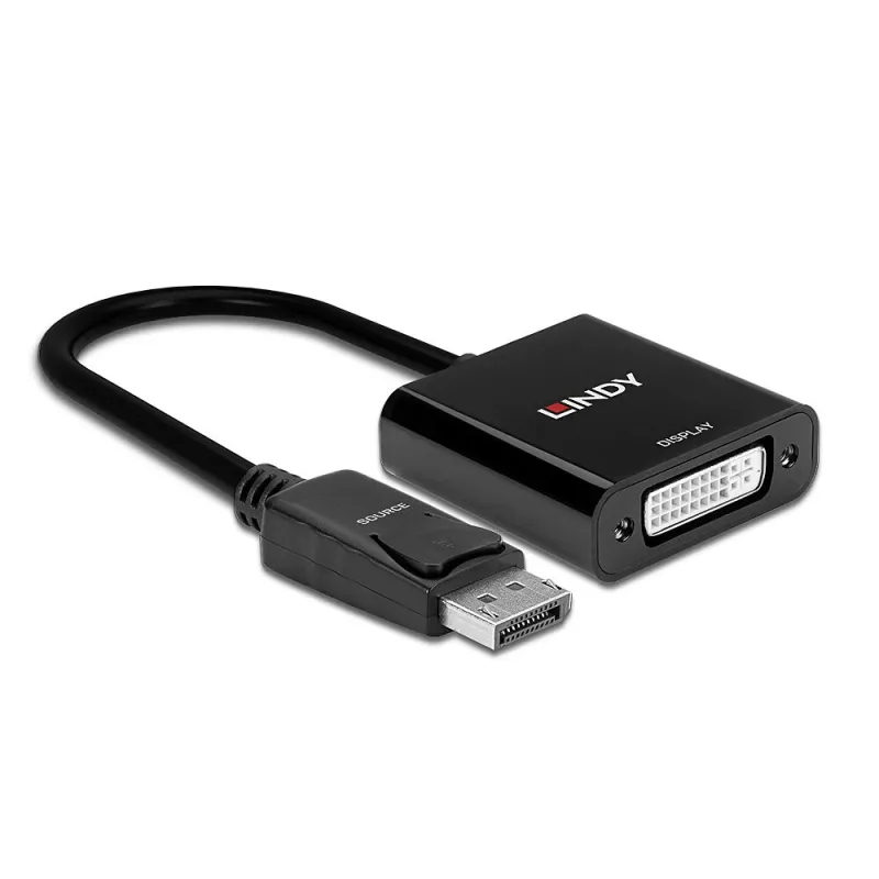 Aktiver Videokonverter Lindy DisplayPort 1.2 auf DVI 41734