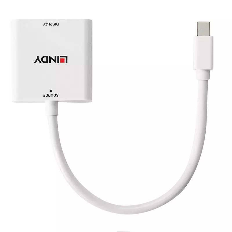 Lindy Mini DisplayPort auf DVI Konverter 0,18 m Mini DisplayPort DVI-I