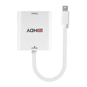 Lindy Mini DisplayPort 1.2 auf HDMI 2.0 18G Aktiv-Konverter