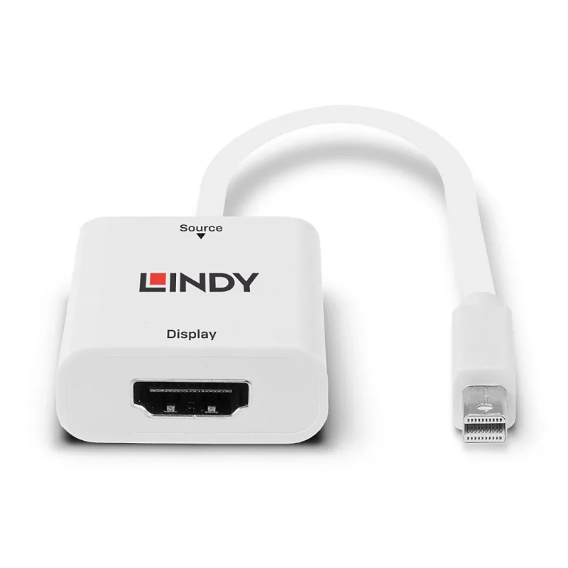 Lindy Mini DisplayPort 1.2 auf HDMI 2.0 18G Aktiv-Konverter