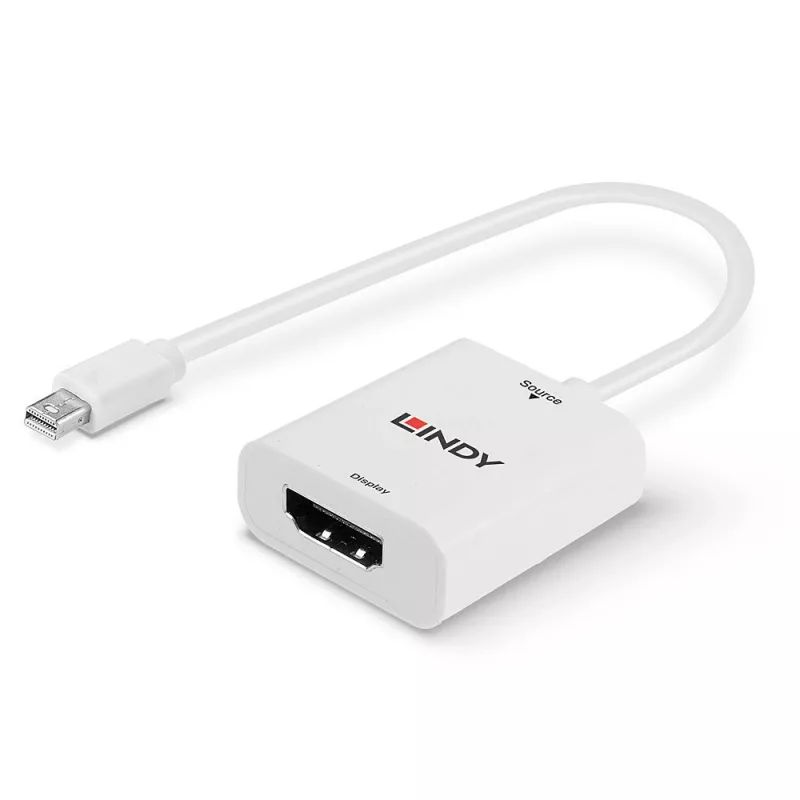 Lindy Mini DisplayPort 1.2 auf HDMI 2.0 18G Aktiv-Konverter