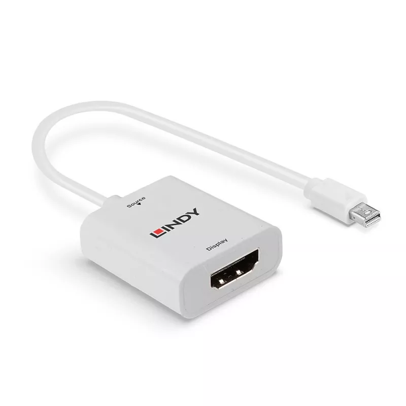 Lindy Mini DisplayPort 1.2 auf HDMI 2.0 18G Aktiv-Konverter