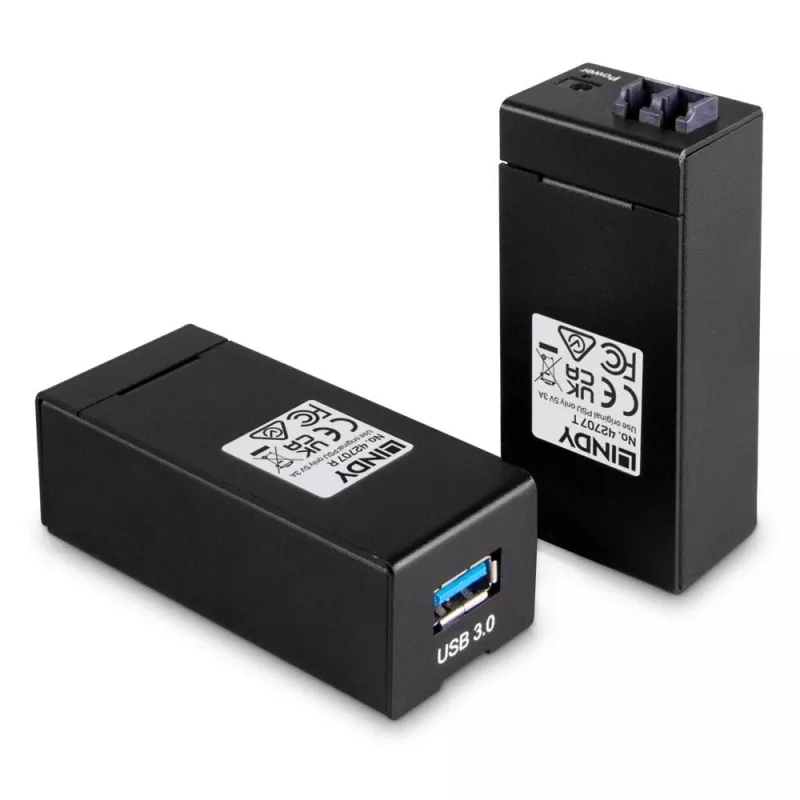 AV-Sender & -Empfänger Lindy 200 m Fibre Optic USB 3.0 Extender