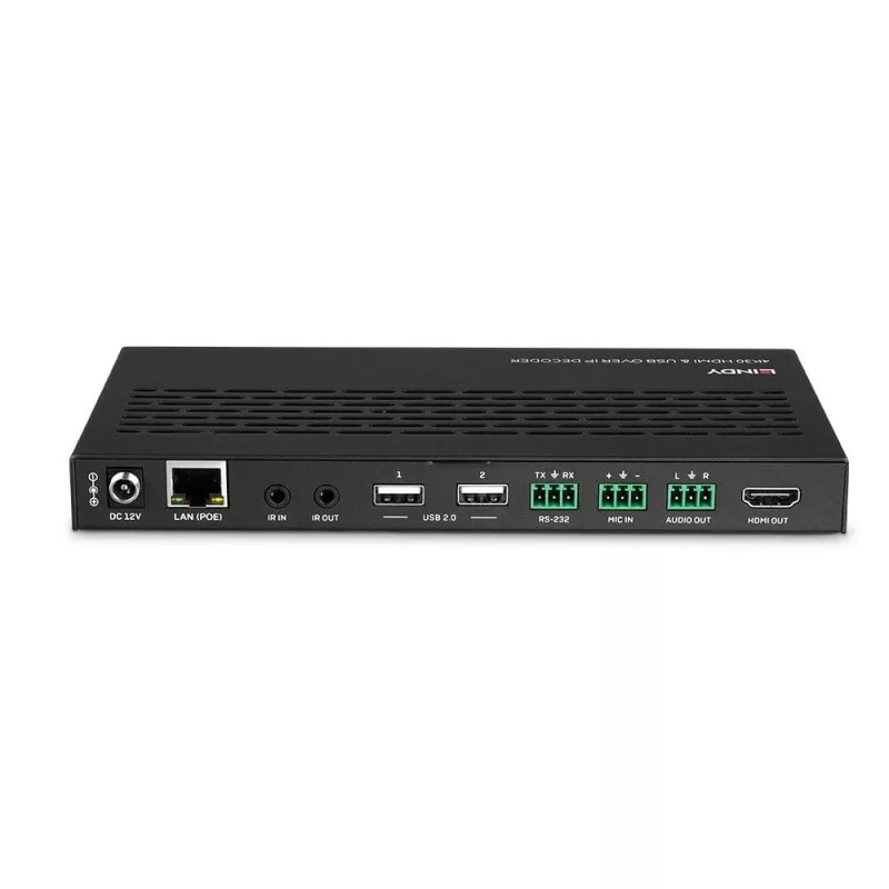 AV-Receiver Lindy 4K30 HDMI und USB über IP System – Decoder