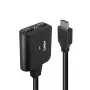 Lindy 2-Port HDMI 4K60 Splitter Kabel Schwarz 3840x2160