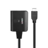 Lindy 2-Port HDMI 4K60 Splitter Kabel Schwarz 3840x2160