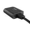 Lindy 2-Port HDMI 4K60 Splitter Kabel Schwarz 3840x2160