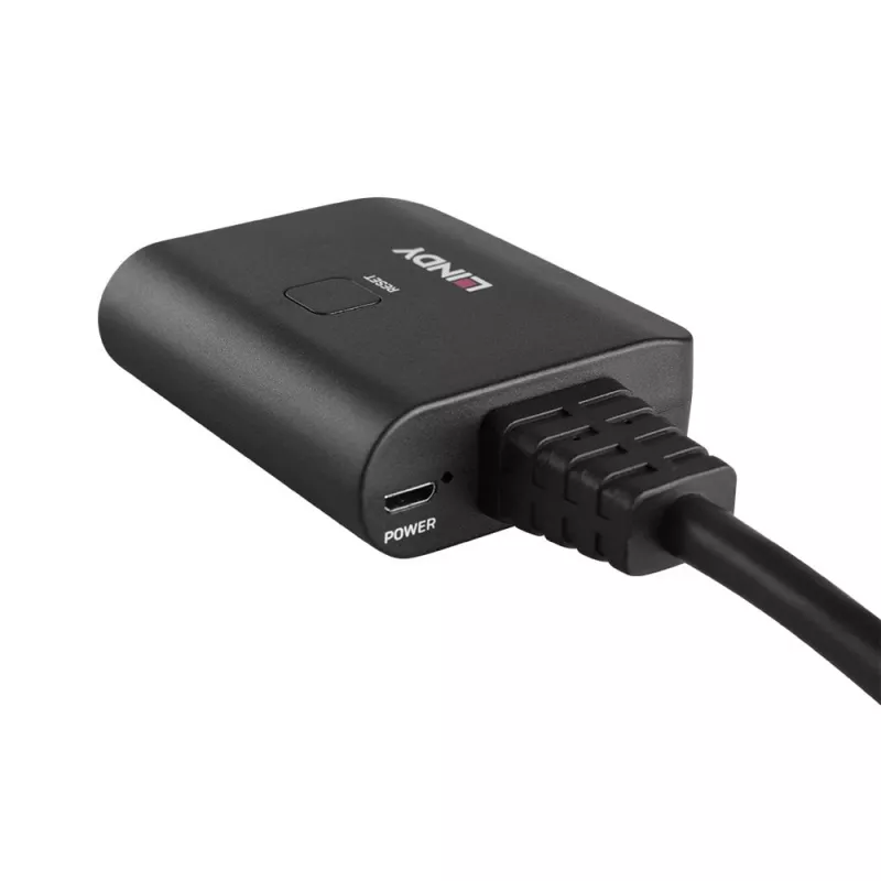 Lindy 2-Port HDMI 4K60 Splitter Kabel Schwarz 3840x2160