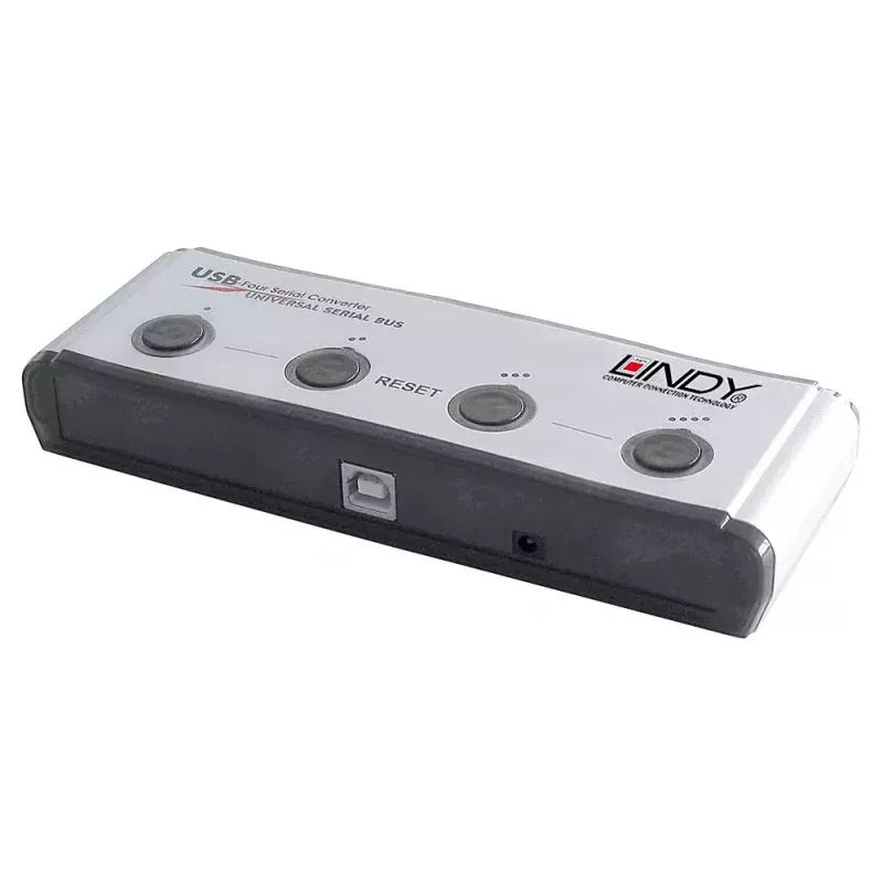 USB auf 4 Port Seriell Konverter Lindy 42858
