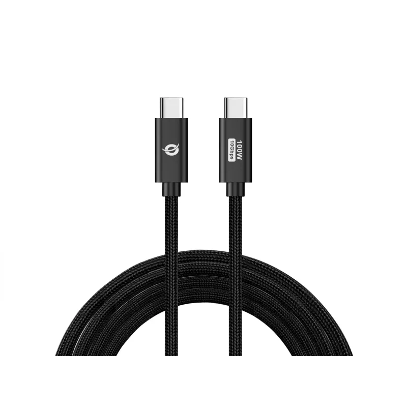 Conceptronic ETTA02B20 USB 3.2 Gen 2 C-C PD 3.0 100W Kabel 2M, 20V 5A, 10Gbps, E-Mark
