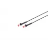 Netzwerkkabel Lanview LV-6AFTP-FLEX-ANG-005B RJ45 Cat6A 5m Schwarz