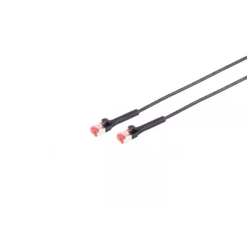 Netzwerkkabel Lanview LV-6AFTP-FLEX-ANG-02B RJ45 Cat6A 2m Schwarz