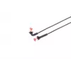 Netzwerkkabel Lanview LV-6AFTP-FLEX-ANG-02B RJ45 Cat6A 2m Schwarz