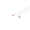 Netzwerk-Kabel Lanview LV-6AFTP-FLEX-ANG-0025W RJ45 Cat6a 25m Weiß