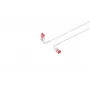 Netzwerkkabel Lanview LV-6AFTP-FLEX-ANG-01W RJ45 Cat6A 1m Weiß