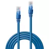 Lindy 0,5m Cat.6 U/UTP Netzwerkkabel, Blau