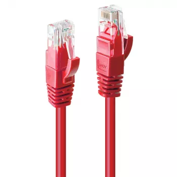 Lindy 5m Cat.6 U/UTP Netzwerkkabel, Rot