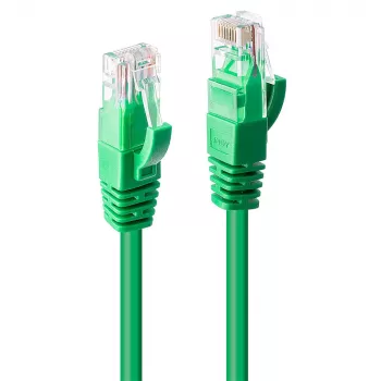 Netzwerkkabel Lindy 5m Cat.6 RJ-45 U/UTP Grün