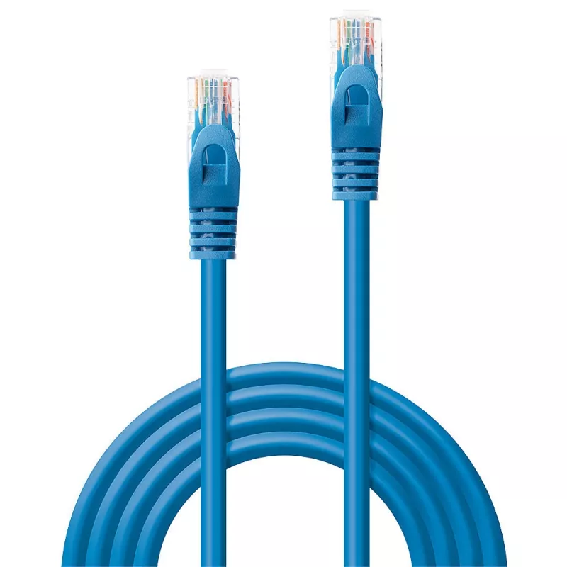 Networking Kabel Lindy Rj45/Rj45 CAT6 2m RJ-45 U/UTP Blue