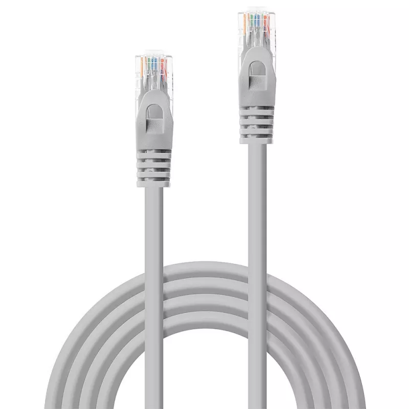 Lindy 5m Cat.5e U/UTP Netzwerkkabel, Grau