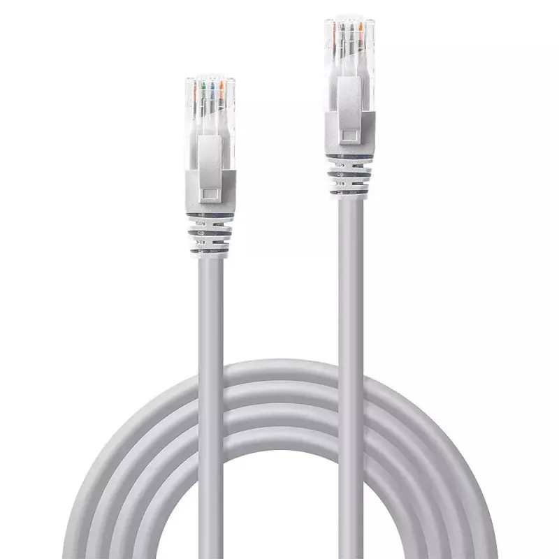 Lindy 3m Cat.6 U/UTP Netzwerkkabel, Grau