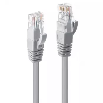 Lindy 3m Cat.6 U/UTP Netzwerkkabel, Grau