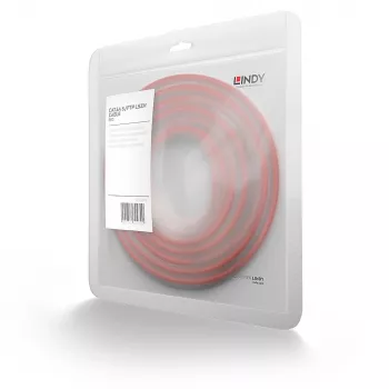 Lindy 45383 Netzwerkkabel Rot 0,3 m Cat6a S/FTP (S-STP)