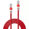 Lindy 45383 Netzwerkkabel Rot 0,3 m Cat6a S/FTP (S-STP)
