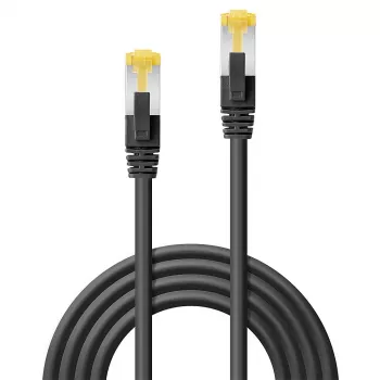 Netzwerkkabel Lindy 47309 Cat7 S/FTP, RJ-45 zu RJ-45, 2 m, Schwarz