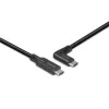 Lindy 1m USB 3.2 Typ-C-Kabel, 90° abgewinkelt, 10 Gbit/s