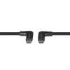 Lindy 0,5 m USB 3.2 rechtwinkliges USB-C auf rechtwinkliges USB-C Kabel, 10 Gbit/s