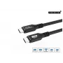 Microconnect MC-USBCC6 USB-Kabel USB 3.2 Gen 2x2 6 m USB-C Schwarz