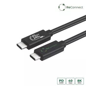 USB4-Kabel MicroConnect ReConnect ECO-USB4CC1 — USB4 Daten-/Ladekabel (Modell ECO-USB4CC1)