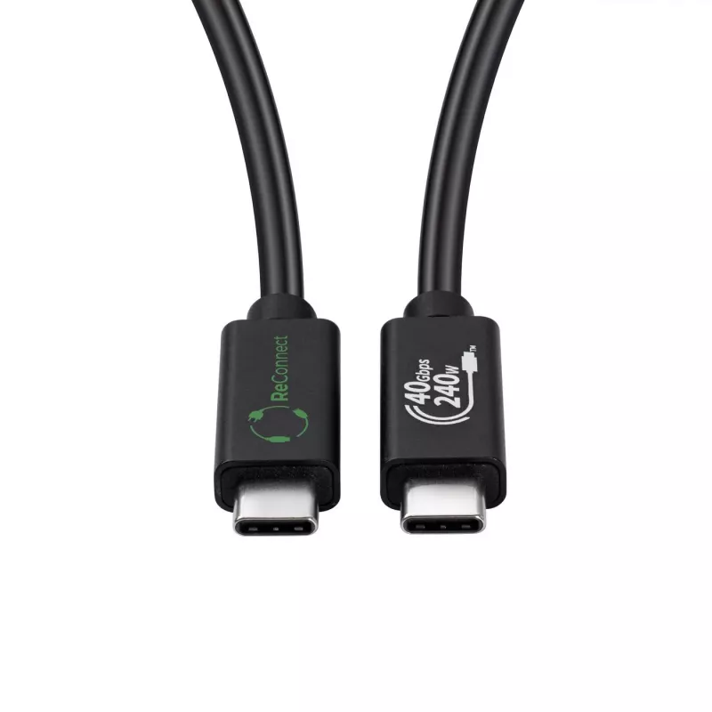 USB4-Kabel MicroConnect ReConnect ECO-USB4CC05 40 Gbit/s 100 W, USB-C auf USB-C