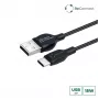 Microconnect ECO-USB3.1CCHAR2B USB-Kabel USB 2.0 2 m USB A USB C Schwarz