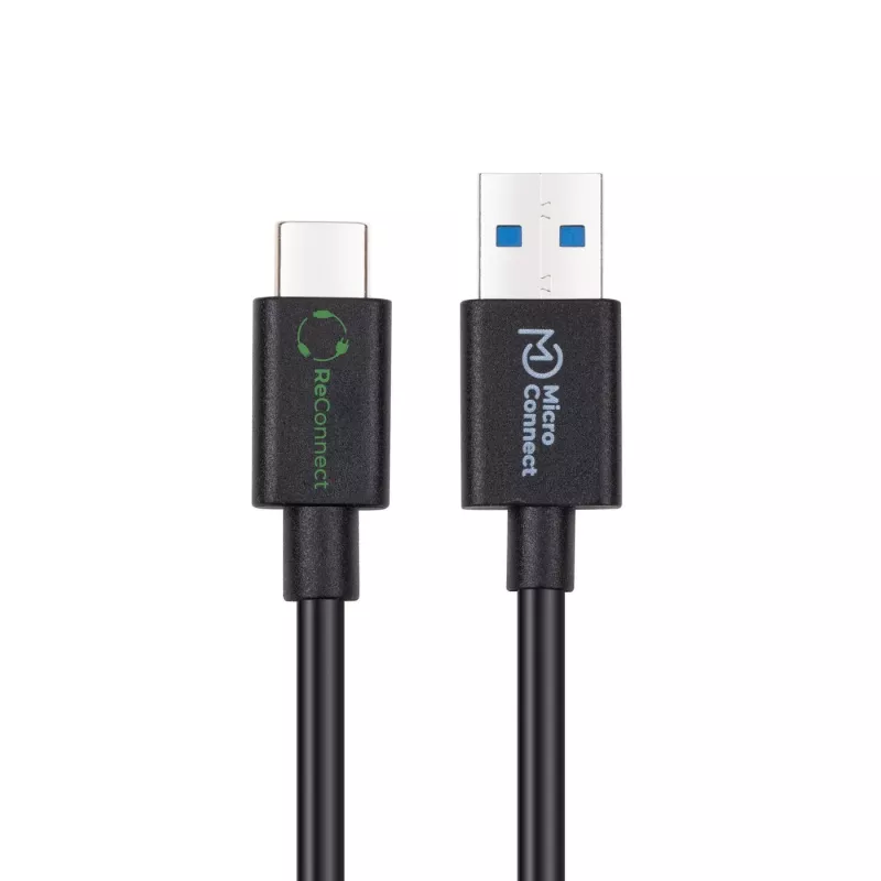 Microconnect ECO-USB3.1CA2 USB-Kabel USB 3.2 Gen 1 (3.1 Gen 1) 2 m USB-C Schwarz