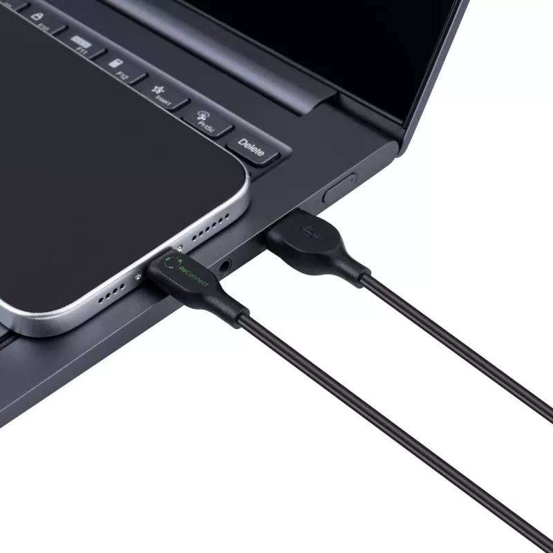 Microconnect ECO-USB3.1CCHAR3B USB-Kabel USB 2.0 3 m USB A USB C Schwarz