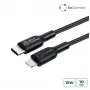 Microconnect ECO-USB3.1CL1 Lightning-Kabel 1m Schwarz USB-C-Stecker