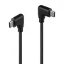 Lindy 1m USB 2.0 rechtwinkliges USB-C auf rechtwinkliges USB-C Kabel