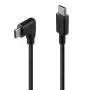 Lindy 1m USB 2.0 gerade USB-C to Right-Angled USB-C Kabel