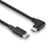 Lindy 1m USB 2.0 gerade USB-C to Right-Angled USB-C Kabel