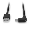 Lindy 1m USB 2.0 Typ-A auf abgewinkeltes USB-C-Kabel
