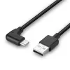 Lindy 1m USB 2.0 Typ-A auf abgewinkeltes USB-C-Kabel
