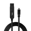 Lindy 43405 USB-Kabel USB 3.2 Gen 2 (3.1 Gen 2) 5 m USB-C Schwarz