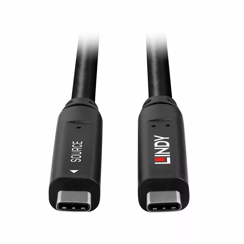 Lindy 10m USB 3.2 Gen 2 & DP 1.4 Typ C Hybridkabel
