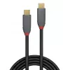 Lindy 0,5m USB 3.2 Typ C auf C Kabel, 20Gbit/s, 5A, PD, Anthra Line