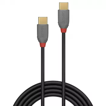 USB 2.0 Typ-C-auf-Typ-C-Kabel Lindy 36870 0,5m Anthra Line