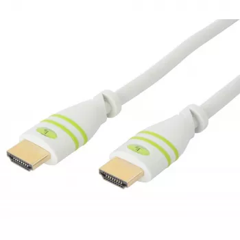 Techly 3m High-Speed-HDMI-Kabel mit Ethernet A/A M/M Weiß ICOC HDMI-4-030WH